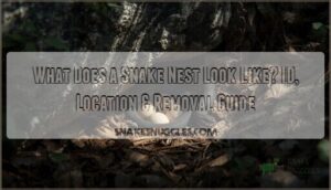 what does a snake nest look like