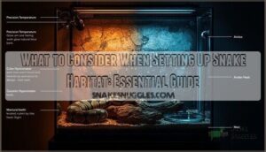 what to consider when setting up snake habitat what to consider when setting up snake habitat