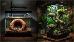 adjusting hide placement for enclosure size adjusting hide placement for enclosure size