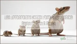 age appropriate snake prey age appropriate snake prey