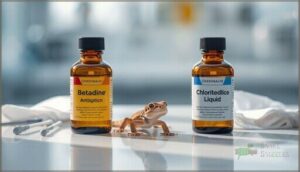 antiseptic solutions (betadine, chlorhexidine) antiseptic solutions (betadine, chlorhexidine)