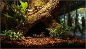 avoiding high traffic and exposed areas avoiding high traffic and exposed areas