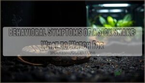 behavioral symptoms sick snake behavioral symptoms sick snake