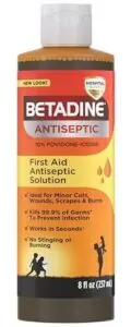 Betadine Antiseptic First Aid Solution, B002C2O5EQ
