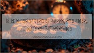 burns on snake skin burns on snake skin