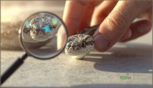 checking for retained eye caps or tail tips checking for retained eye caps or tail tips