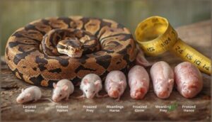 choosing proper prey size for older snakes choosing proper prey size for older snakes