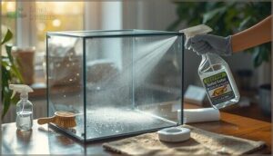 cleaning and disinfecting the enclosure cleaning and disinfecting the enclosure