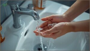 cleaning and disinfecting the wound cleaning and disinfecting the wound