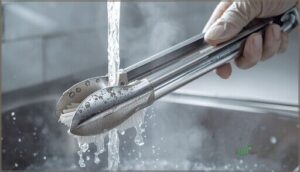 cleaning and maintaining feeding tongs cleaning and maintaining feeding tongs