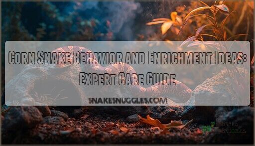 Corn Snake Behavior and Enrichment Ideas: Expert Care Guide - Corn Snake Visual Exploratory Behavior Ideas