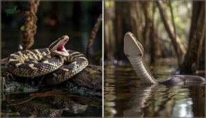 cottonmouth vs. water moccasin cottonmouth vs. water moccasin