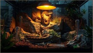 creating basking zones and temperature gradients creating basking zones and temperature gradients