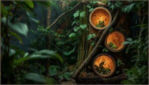 creating hiding and resting areas creating hiding and resting areas