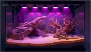 creating uv gradients in the enclosure creating uv gradients in the enclosure