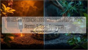 do ball pythons need heating pads