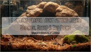 do snakes prefer tight fitting hides