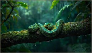 emerald tree snake emerald tree snake