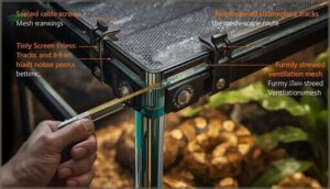 escape-proofing and security measures escape-proofing and security measures