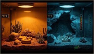 establishing a thermal gradient establishing a thermal gradient