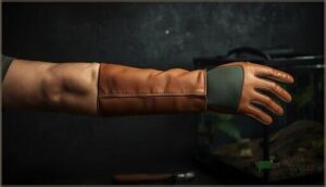 forearm coverage and glove length forearm coverage and glove length