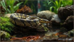 garter snake (thamnophis spp.) garter snake (thamnophis spp.)