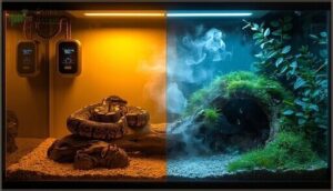 heating, lighting, and humidity control heating, lighting, and humidity control