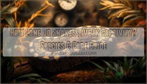 how long do snakes live in captivity