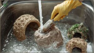 initial rinse and debris removal initial rinse and debris removal