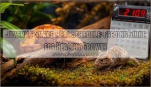 juvenile snake meal schedule