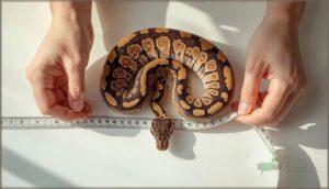 measuring your ball python for proper fit measuring your ball python for proper fit