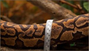 measuring your ball python’s girth measuring your ball python’s girth