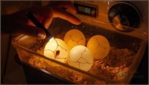 monitoring eggs and adjusting conditions monitoring eggs and adjusting conditions