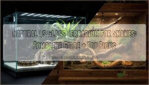 natural vs glass terrarium for snakes natural vs glass terrarium for snakes