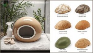 non-toxic, easy-to-clean materials non-toxic, easy-to-clean materials