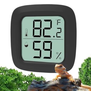 Oasirep Black Reptile Thermometer and B0FH548ZC5