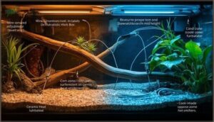 positioning probes at snake level positioning probes at snake level
