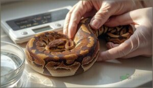 pre-brumation health check and fasting pre-brumation health check and fasting