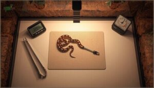 preparing the feeding area preparing the feeding area