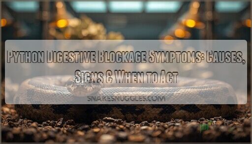 Python Digestive Blockage Symptoms: Causes, Signs & When to Act