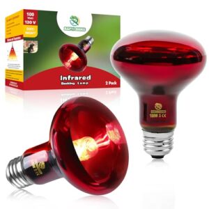 Reptile Heat Lamp Bulbs,Infrared 100W B0BX69C45Z
