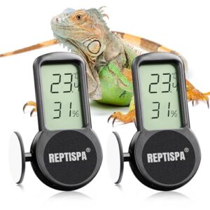 REPTISPA Reptile Thermometer Hygrometer, Pack B0DPLXFJ69