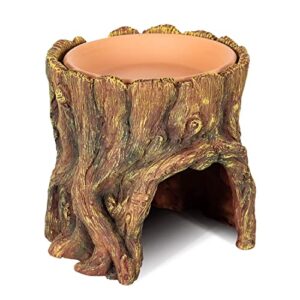 REPTIZOO Reptile Hide Cave Resin B09X2TTGKQ