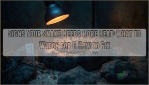 signs your snake needs more heat