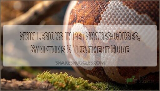 Skin Lesions in Pet Snakes: Causes, Symptoms & Treatment Guide