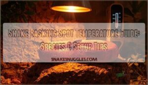snake basking spot temperature guide