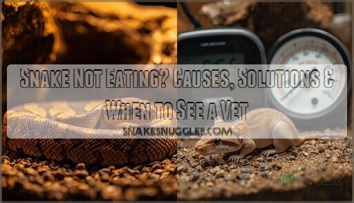Snake Not Eating? Causes, Solutions & When to See a Vet