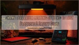 snake terrarium heating options comparison