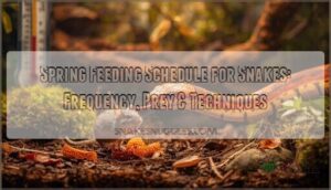 spring feeding schedule snakes