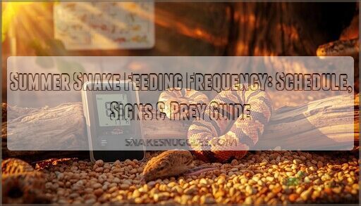 Picture of Summer Snake Feeding Frequency: Schedule, Signs & Prey Guide